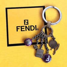 fendi portachiavi usato|PORTACHIAVI FENDI UNISEX IN PELLE GRANA PAGLIA 4 .